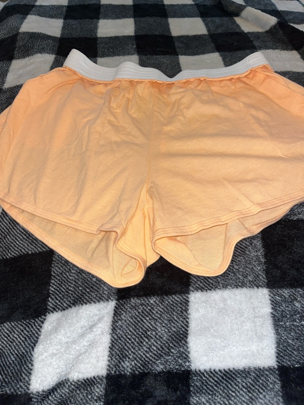 Soffe Peach Elastic-Waist Lounge Shorts